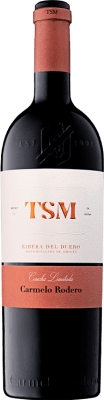 82,95 € 免费送货 | 红酒 Carmelo Rodero TSM D.O. Ribera del Duero 卡斯蒂利亚莱昂 西班牙 Tempranillo, Merlot, Cabernet Sauvignon 瓶子 75 cl