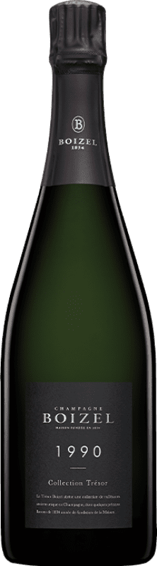 259,95 € Kostenloser Versand | Weißer Sekt Boizel Collection Trésor 1990 A.O.C. Champagne Champagner Frankreich Spätburgunder, Chardonnay, Pinot Meunier Flasche 75 cl