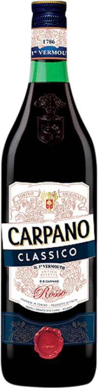 16,95 € Бесплатная доставка | Вермут Carpano Classico D.O.C. Italy Италия бутылка 75 cl