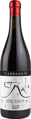 42,95 € Free Shipping | Red wine Carranco Villa dei Baroni Rosso D.O.C. Etna Italy Nerello Mascalese Bottle 75 cl