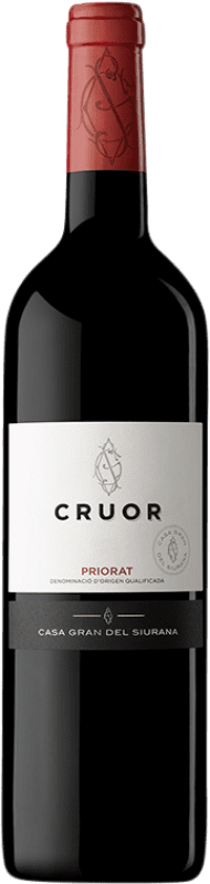 26,95 € Envio grátis | Vinho Tinto Gran del Siurana Cruor D.O.Ca. Priorat Catalunha Espanha Syrah, Garnacha — Grenache, Cariñena — Carignan 75 cl