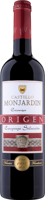 10,95 € Free Shipping | Red wine Castillo de Monjardín Coupage Selección Aged D.O. Navarra Navarre Spain Tempranillo, Merlot, Cabernet Sauvignon Bottle 75 cl