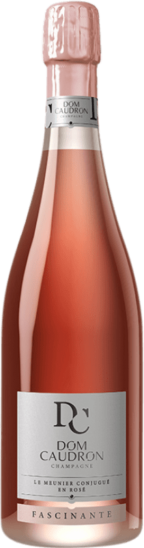 48,95 € Free Shipping | Rosé Sparkling Wine Dom Caudron Fascinante Rosé A.O.C. Champagne Champagne France Chardonnay, Pinot Meunier Bottle 75 cl