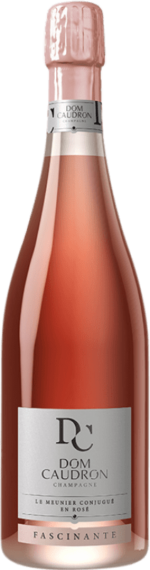 44,95 € Бесплатная доставка | Розовое игристое Dom Caudron Fascinante Rosé A.O.C. Champagne шампанское Франция Chardonnay, Pinot Meunier бутылка 75 cl