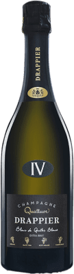 157,95 € Kostenloser Versand | Weißer Sekt Drappier Quattuor Blanc de Quatre Blancs A.O.C. Champagne Champagner Frankreich Chardonnay, Petit Meslier 75 cl