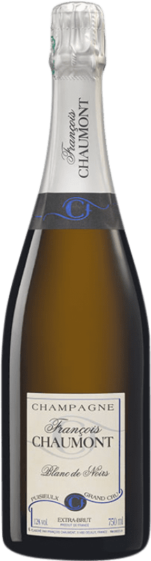 42,95 € Envio grátis | Espumante branco François Chaumont Blanc de Noirs Extra Brut A.O.C. Champagne Champagne França Pinot Preto Garrafa 75 cl