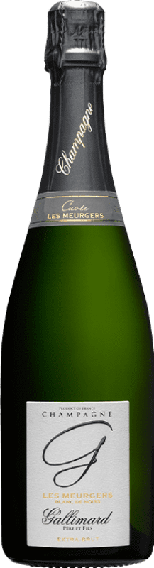 29,95 € Envio grátis | Espumante Branco Gallimard Les Meurgers Extra Brut — Extra Bruto Blanc de Noirs A.O.C. Champagne Champagne França Pinot Noir 75 cl