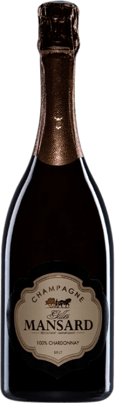 33,95 € Spedizione Gratuita | Spumante Bianco Gilles Mansard A.O.C. Champagne champagne Francia Chardonnay 75 cl