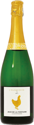 29,95 € Kostenloser Versand | Weißer Sekt Jean de la Fontaine L'Eloquente Brut A.O.C. Champagne Champagner Frankreich Spätburgunder, Chardonnay, Pinot Meunier Flasche 75 cl