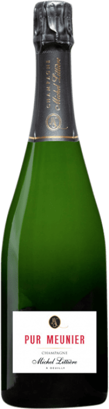 34,95 € Envio grátis | Espumante branco Michel Littiere Pur A.O.C. Champagne Champagne França Pinot Meunier Garrafa 75 cl