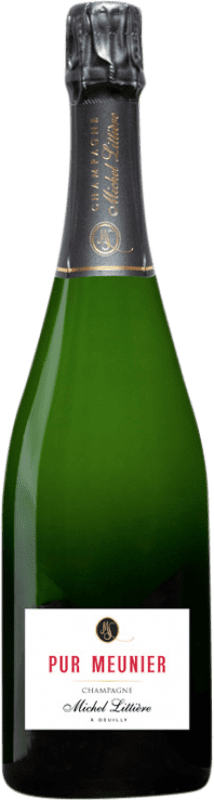 34,95 € Kostenloser Versand | Weißer Sekt Michel Littiere Pur A.O.C. Champagne Champagner Frankreich Pinot Meunier Flasche 75 cl