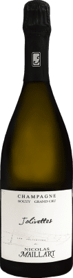 126,95 € Envío gratis | Espumoso Blanco Nicolas Maillart Jolivettes Grand Cru A.O.C. Champagne Champagne Francia Pinot Negro 75 cl