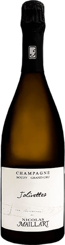 119,95 € 送料無料 | 白スパークリングワイン Nicolas Maillart Jolivettes Grand Cru A.O.C. Champagne シャンパン フランス Pinot Black ボトル 75 cl