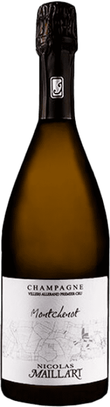 89,95 € Envio grátis | Espumante branco Nicolas Maillart Montchenot Premier Cru A.O.C. Champagne Champagne França Pinot Preto Garrafa 75 cl