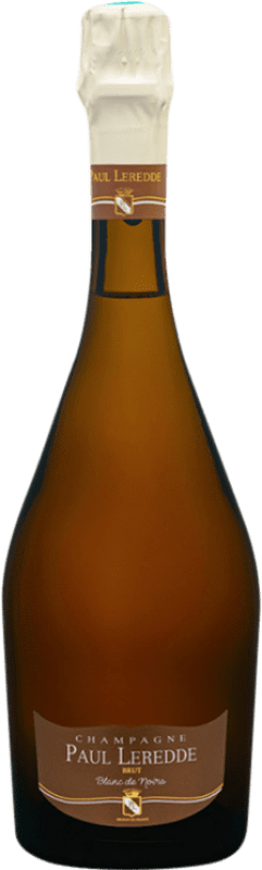39,95 € Envío gratis | Espumoso blanco Paul Leredde Blanc de Noirs A.O.C. Champagne Champagne Francia Pinot Negro, Pinot Meunier Botella 75 cl