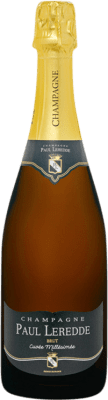 32,95 € Envío gratis | Espumoso blanco Paul Leredde Cuvée Millésimé A.O.C. Champagne Champagne Francia Pinot Meunier Botella 75 cl