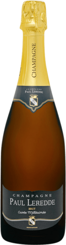 51,95 € Free Shipping | White sparkling Paul Leredde Cuvée Millésimé A.O.C. Champagne Champagne France Pinot Meunier Bottle 75 cl