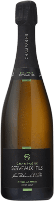 61,95 € Spedizione Gratuita | Spumante bianco Serveaux Les Blancs de la Vallée Brut Extra A.O.C. Champagne champagne Francia Chardonnay Bottiglia 75 cl