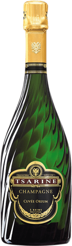 51,95 € Бесплатная доставка | Белое игристое вино Tsarine Orium Cuvée A.O.C. Champagne шампанское Франция Pinot Noir — Пино Нуар, Chardonnay — Шардоне, Pinot Meunier — Пино Менье Бутылка 75 cl
