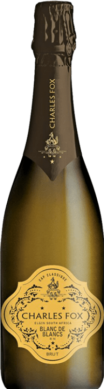 59,95 € Бесплатная доставка | Белое игристое Charles Fox Blanc de Blancs Elgin Valley Южная Африка Chardonnay бутылка 75 cl