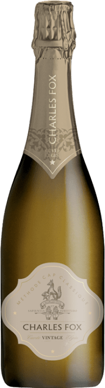 49,95 € Envoi gratuit | Blanc mousseux Charles Fox Vintage Brut Elgin Valley Afrique du Sud Pinot Noir, Chardonnay, Pinot Meunier Bouteille 75 cl