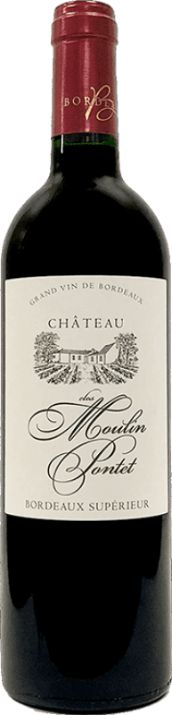 13,95 € Envoi gratuit | Vin rouge Château Clos Moulin Pontet A.O.C. Bordeaux Bordeaux France Merlot, Cabernet Franc Bouteille 75 cl