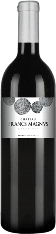 13,95 € Бесплатная доставка | Красное вино Château Francs Magnus A.O.C. Bordeaux Supérieur Бордо Франция Merlot, Cabernet Franc бутылка 75 cl