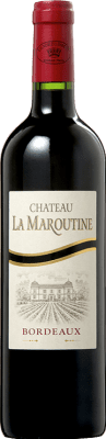 10,95 € 免费送货 | 红葡萄酒 Château La Maroutine A.O.C. Bordeaux 波尔多 法国 Merlot — 梅洛, Cabernet Sauvignon — 赤霞珠 75 cl