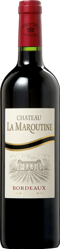 10,95 € Kostenloser Versand | Rotwein Château La Maroutine A.O.C. Bordeaux Bordeaux Frankreich Merlot, Cabernet Sauvignon Flasche 75 cl