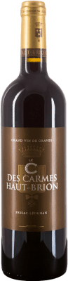 59,95 € Free Shipping | Red wine Château Les Carmes Haut-Brion Le C A.O.C. Pessac-Léognan France Merlot, Cabernet Sauvignon, Petit Verdot Bottle 75 cl