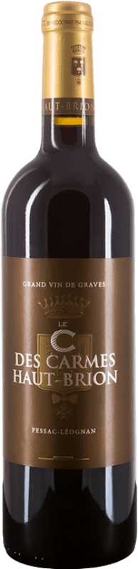 59,95 € Free Shipping | Red wine Château Les Carmes Haut-Brion Le C A.O.C. Pessac-Léognan France Merlot, Cabernet Sauvignon, Petit Verdot Bottle 75 cl