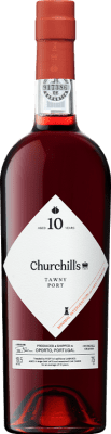 31,95 € Бесплатная доставка | Красное вино Churchill's Tawny I.G. Porto порто Португалия Touriga Franca, Touriga Nacional, Tinta Roriz, Tinta Cão, Tinta Barroca 10 Лет бутылка 75 cl