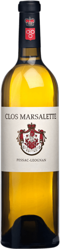 46,95 € Бесплатная доставка | Белое вино Comtes von Neipperg Clos Marsalette Blanc A.O.C. Pessac-Léognan Франция Sauvignon White, Sémillon бутылка 75 cl