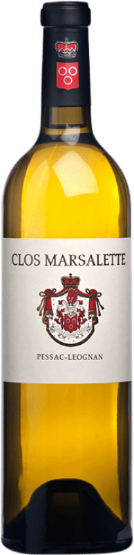 42,95 € Spedizione Gratuita | Vino Bianco Comtes von Neipperg Clos Marsalette A.O.C. Pessac-Léognan Francia Sémillon, Sauvignon Bottiglia 75 cl