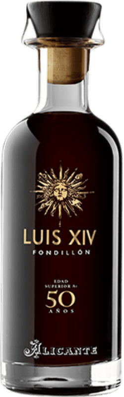 263,95 € 免费送货 | 甜葡萄酒 Toneles Centenarios Luis XIV Fondillón D.O. Alicante 巴伦西亚社区 西班牙 Monastrell — 莫纳斯特雷尔 50 岁 中瓶装 50 cl