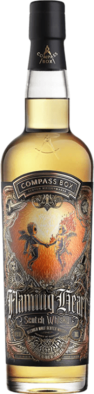 247,95 € Envío gratis | Whisky Blended Compass Box Flaming Heart Escocia Reino Unido Botella 70 cl