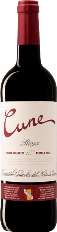 10,95 € Envoi gratuit | Vin Rouge Norte de España - CVNE D.O.Ca. Rioja La Rioja Espagne Tempranillo, Garnacha — Grenache, Graciano Eco — Biologique Bouteille 75 cl