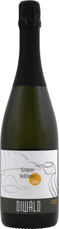 16,95 € Envio grátis | Espumante Branco Diwald Brut — Bruto D.A.C. Wagram Áustria Grüner Veltliner 75 cl