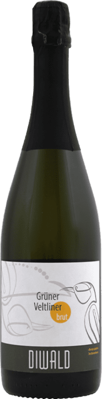 28,95 € Envío gratis | Espumoso blanco Diwald Brut D.A.C. Wagram Austria Grüner Veltliner Botella 75 cl