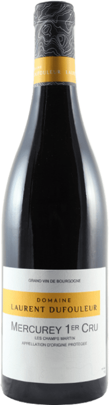58,95 € Бесплатная доставка | Красное вино Domaine Laurent Dufouleur. Les Champs Martin 1er Premier Cru A.O.C. Mercurey Франция Pinot Noir — Пино Нуар Бутылка 75 cl