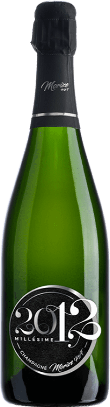 69,95 € Envio grátis | Espumante branco Domaine Morize Millésimé Brut A.O.C. Champagne Champagne França Chardonnay, Pinot Branco Garrafa 75 cl