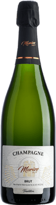 46,95 € 免费送货 | 白起泡酒 Domaine Morize Tradition 香槟 A.O.C. Champagne 香槟酒 法国 Pinot Black 瓶子 75 cl