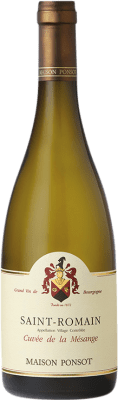 94,95 € Envoi gratuit | Vin blanc Domaine Ponsot Cuvée de la Mésange A.O.C. Saint-Romain France Chardonnay Bouteille 75 cl