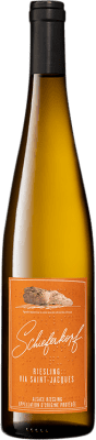 24,95 € Envio grátis | Vinho branco Domaine Schieferkopf Via Saint Jacques A.O.C. Alsace Alsácia França Riesling Garrafa 75 cl