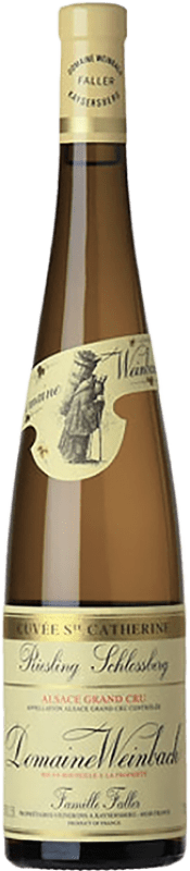 136,95 € Envío gratis | Vino blanco Domaine Weinbach Schlossberg Cuvée Sainte Catherine A.O.C. Alsace Grand Cru Alsace Francia Riesling Botella 75 cl