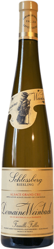 98,95 € Envío gratis | Vino blanco Domaine Weinbach Schlossberg A.O.C. Alsace Grand Cru Alsace Francia Riesling Botella 75 cl