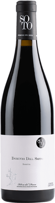 33,95 € Бесплатная доставка | Красное вино Dominio del Soto Резерва D.O. Ribera del Duero Кастилия-Леон Испания Tempranillo — Темпранильо Бутылка 75 cl