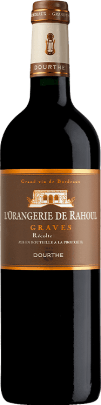 8,95 € Kostenloser Versand | Oranger Wein Dourthe Orangerie de Rahoul A.O.C. Graves Frankreich Merlot, Cabernet Sauvignon, Petit Verdot 75 cl