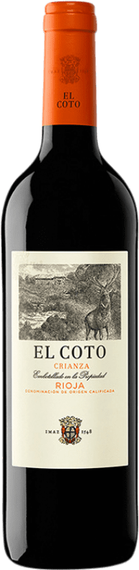 9,95 € Free Shipping | Red wine Coto de Rioja Aged D.O.Ca. Rioja The Rioja Spain Tempranillo Bottle 75 cl