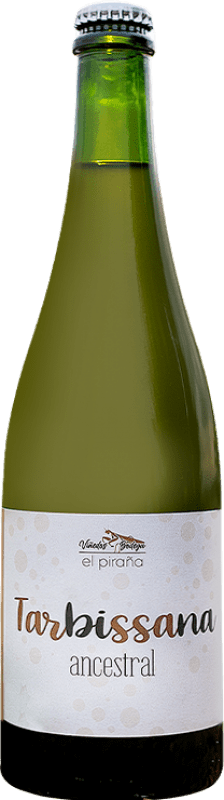 39,95 € 免费送货 | 白酒 El Piraña Tarbissana Ancestral 西班牙 Palomino Fino 瓶子 75 cl